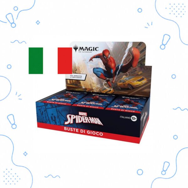 MAGIC SPIDER-MAN BOX 30 BUSTE PLAY BOOSTER ITA Magic SpiderMan BOX 30 Buste Display - ITA