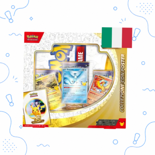 collezione con poster Collezione con Poster 30th Pokemon ITA