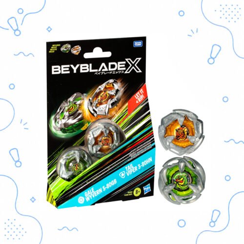 Beyblade X Gale Wyvern 5-80GB e Tail Viper 3-80HN