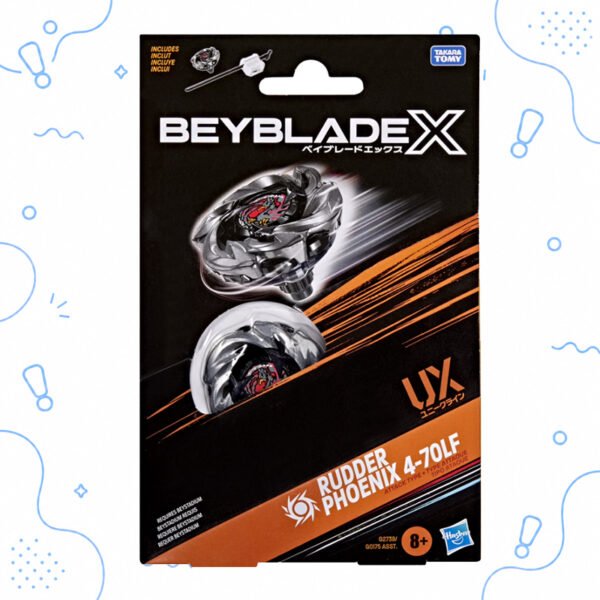 5 Beyblade X Rudder Phoenix 4-70LF