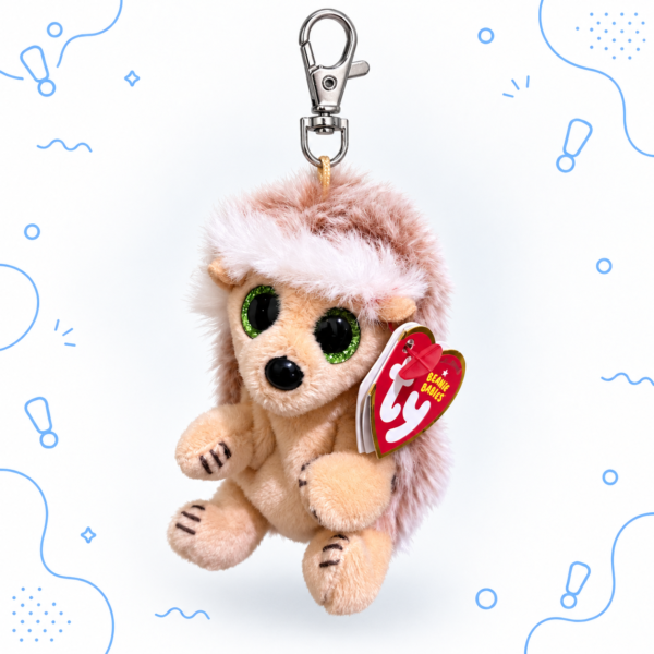 Riccio Portachiavi Beanie Babies Glitterato Portachiavi Beanie Boos Riccio Soffice
